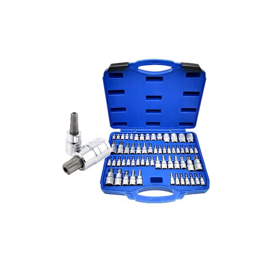 Set trusa chei, biti Torx, E-Torx, T, TT, 1/4 "3, 60 piese Satra