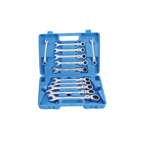 Trusa chei fixe combinate cu clichet  8-22 mm Satra