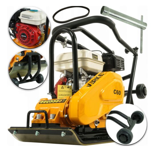  Placa vibranta motor pe benzina 6.5cp 51cmx37cm 72kg, Compactoare Verke