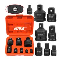 Set reductoare de impact, 1/4, 1/2, 3/4, 3/8, 8 piese, Verke