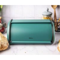 Cutie pentru paine, din otel, verde, 15 x 24 x 36 cm, Kinghoff