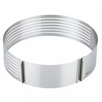 Forma, inel reglabil pentru tort, din inox, 8.5 x 26 x 31 cm, Kinghoff