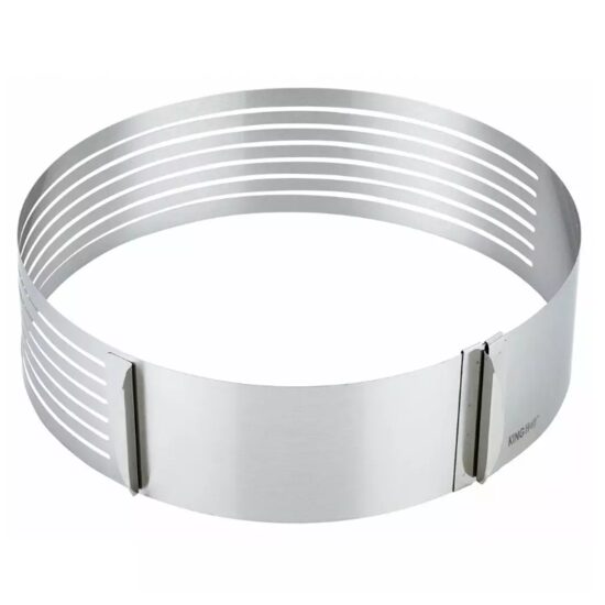 Forma, inel reglabil pentru tort, din inox, 8.5 x 26 x 31 cm, Kinghoff