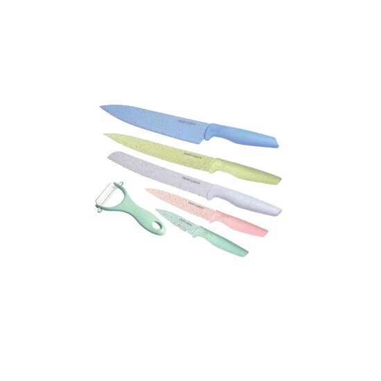 Set cutite de bucatarie, 6 piese, din otel inoxidabil de inalta calitate