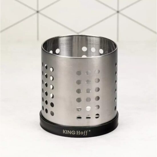 Recipient pentru tacamuri, inox 12,4 x 13,4 x 13 cm, Kinghoff