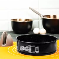 Forma rotunda de copt, cu strat din marmura, tava pentru tort, 24 x 6,8 cm, Kinghoff