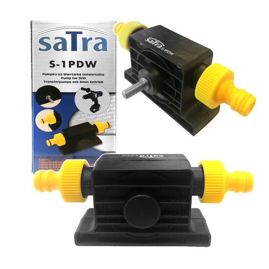 Pompa de apa, transfer, cuplare la masina de gaurit, bormasina, 8mm, Satra