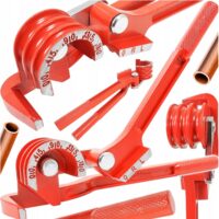Cleste 3 in 1 pentru indoit tevi de cupru, alama, otel, 6mm, 8mm, 10mm, Verke