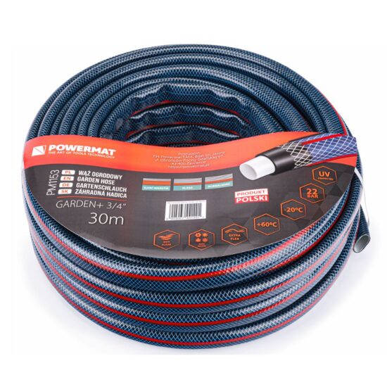 Furtun pentru gradina Garden+ 3/4" 8 bari 30 metri, Powermat