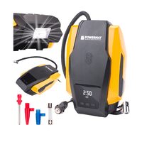 Compresor auto mini portabil 120W, 12V, 10 bari, 35 l/min, Powermat