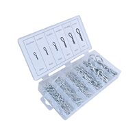 Set cleme, sigurante tip R, 150 piese, Asta
