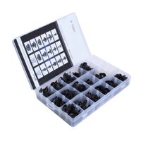 Set clipsuri, cleme auto de plastic, compatibil cu Nissan, 408 piese, Asta