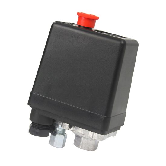 Presostat pentru compresor, monofazic, 230 V, 3-12 bari, 20 A, Asta