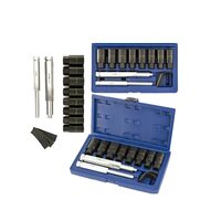 Trusa extractoare suruburi antifurt, 10 piese, 18-25 mm, Asta