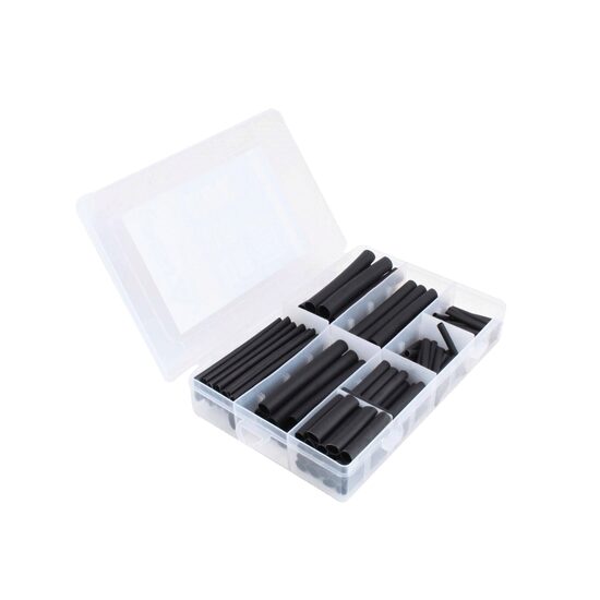 Set tuburi termocontractabile, tuburi izolatie cabluri si fire electrice, 127 piese, Asta