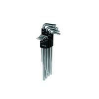 Set imbus, chei hexagonale T10 - T50, 89 - 227 mm, 9 piese, Asta