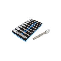 Trusa chei hexagonale, tip imbus, H5 - H17 1/2", 8 piese, Satra
