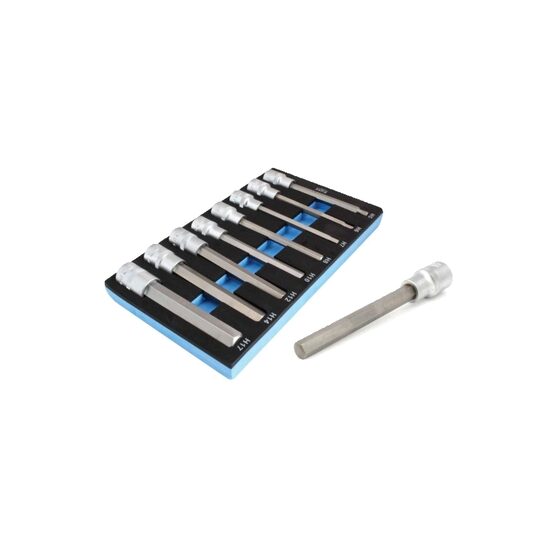 Trusa chei hexagonale, tip imbus, H5 - H17 1/2", 8 piese, Satra