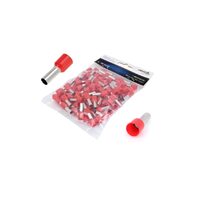 Set pini izolati, sertizabili, tub de capat pentru izolat, 10 mm², 100 piese, Asta