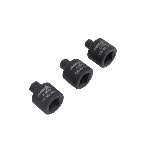 Set 3 chei tubulare pentru etrieri de frana, 7, 8, 9 mm, Asta