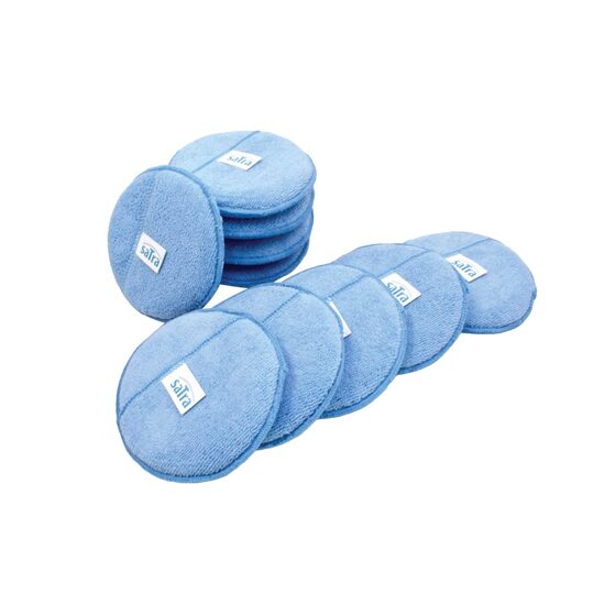 Set 10 bureti, microfibra, pentru curatat, lustruit cu ceara, Satra