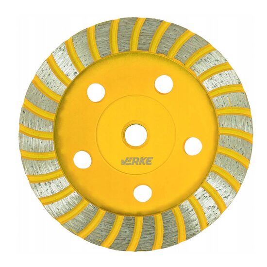 Disc diamanat pentru slefuit beton, piatra naturala, M14 125 mm, Verke