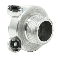 Cupla rapida cu filet exterior, 1" - 25 mm pentru furtun tip pompieri, Verke