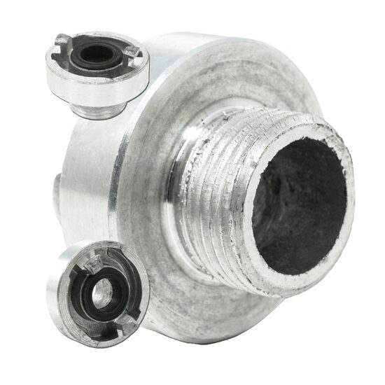 Cupla rapida cu filet exterior, 1" - 25 mm pentru furtun tip pompieri, Verke
