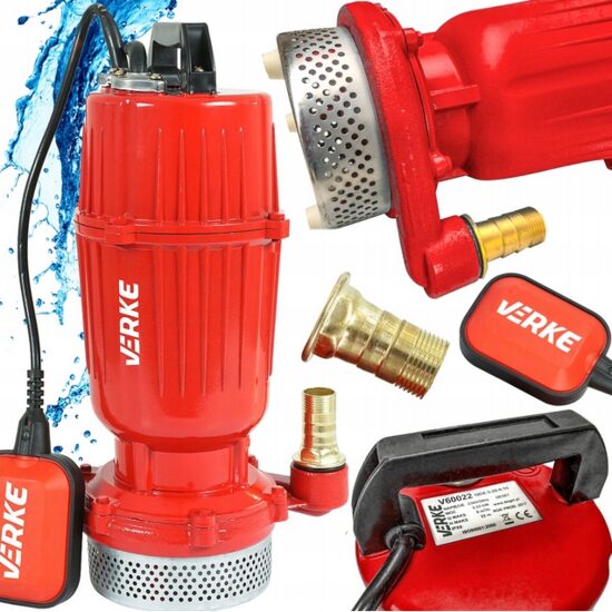 Pompa submersibila cu plutitor pentru apa 1", 0.55kw, debit 8 m3/h, Verke