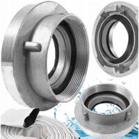 Cupla rapida cu filet interior, 3" - 80 mm, pentru furtun tip pompieri, Verke