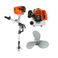 Motor pentru barca in 2 timpi pe benzina, 51,7 cm3, 5.2 CP, Verke
