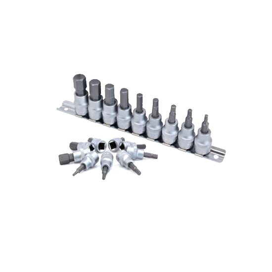 Set chei hexagonale 3/8",  9 piese, imbus, Asta