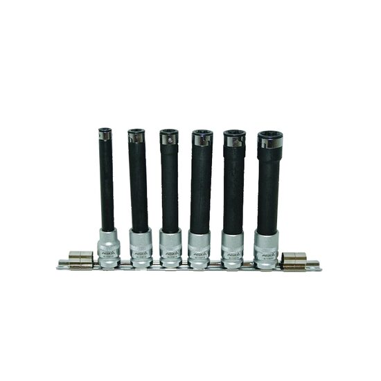 Set 6 chei lungi Torx, E10, E12, E14, E16, E18, E20, lungime 140 mm 1/2", Asta