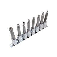 Set 8 chei Torx, L 100 mm, 1/2", cu gaura, Asta