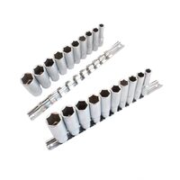Set 10 chei tubulare 3/8" 8-19 mm, lungi, Asta