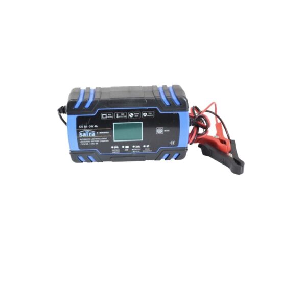 Redresor cu microprocesor,12V/24V 8A/4A, incarcator pentru baterii AGM/GEL/SLA/EFB, Satra