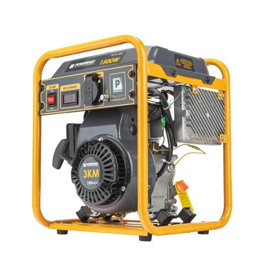 Generator de curent electric tip invertor, 3 CP 1.5 kw, motor in 4 timpi, Powermat