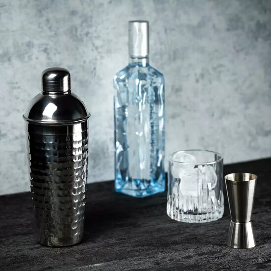 Shaker pentru barman, argintiu 550 ml, inox, Kinghoff