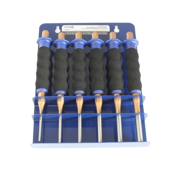 Set 6 dornuri cu maner, 3 x 180 mm, Asta