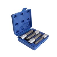 Set 4 chei biti torx TX70, TX80, TX90, TX100, 1/2", 100 mm, Asta