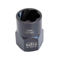 Cheie tubulara pentru extras piulite si suruburi deteriorate 18 mm, 1/2", Satra