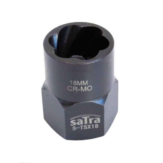 Cheie tubulara pentru extras piulite si suruburi deteriorate 18 mm, 1/2", Satra