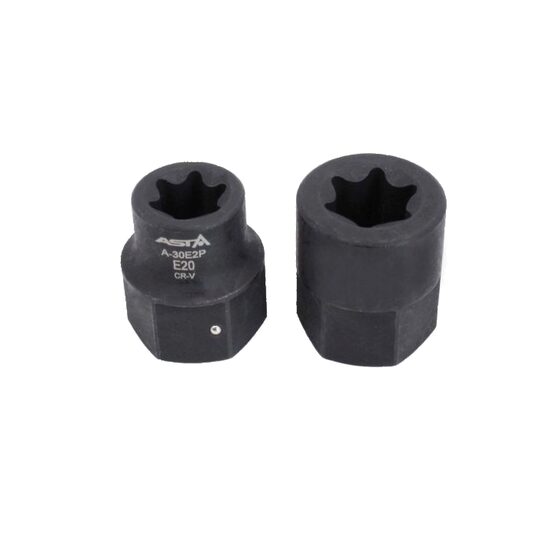 Cheie tubulara pentru etrieri de frana, E20-E24, 30mm, 2 piese, Asta