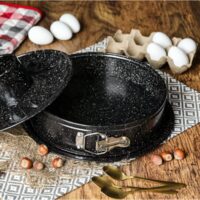 Tava, forma pentru copt torturi si prajituri cu insertie, 24 cm, Kinghoff