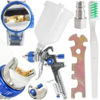 Pistol de vopsit pneumatic, duza 1,3 mm, vas 600 ml, Verke