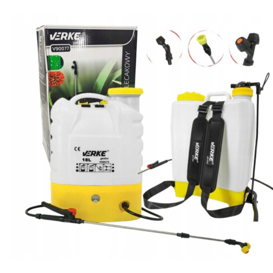 Vermorel, pulverizator manual de stropit cu baterie 8 Ah, debit 3,1 L/min, capacitate 18 l, Verke