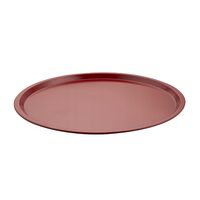 Forma rotunda pentru copt, otel carbon, strat antiaderent, 33 x 1 cm, visiniu, Florina