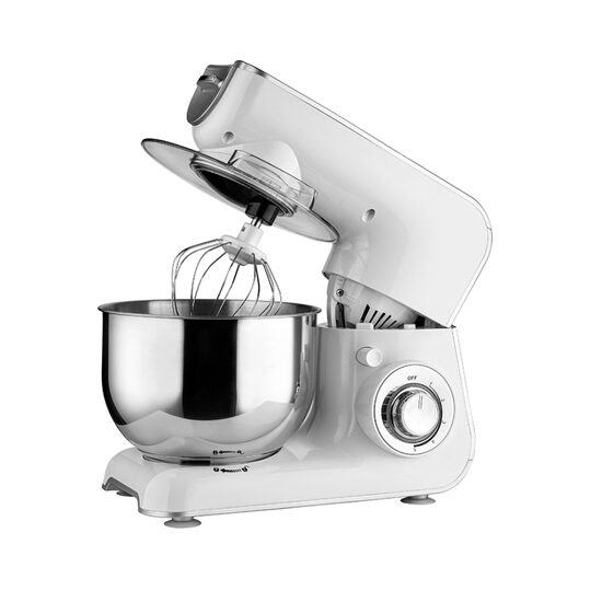 Robot de bucatarie, pentru amestecare si framantare aluat, alb,Botti Saturn, putere 1000 W, Florina