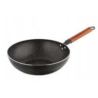 Tigaie din aluminiu Wok Florina Thai 30 cm, Negru