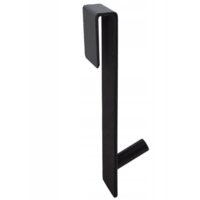 Agatatoare din otel pentru cabina de dus, negru, 13.5x4x3 cm, Sepio